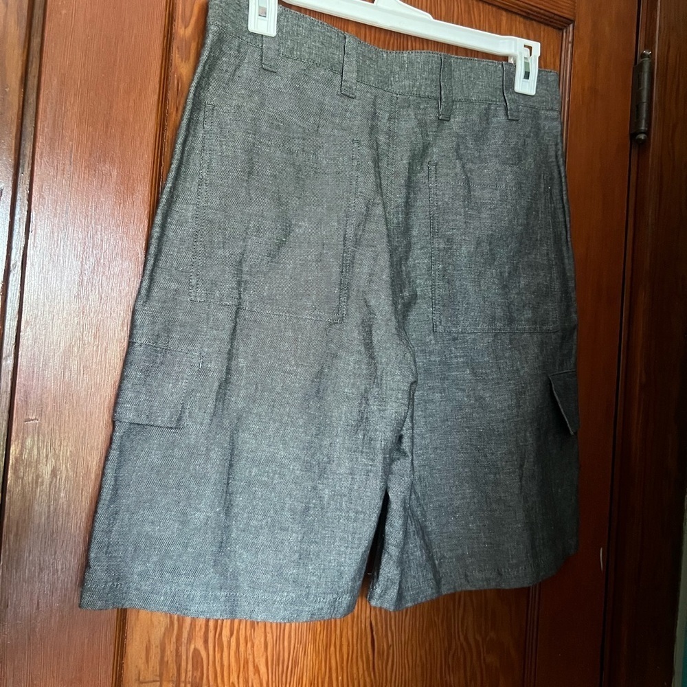 NWOT Zara Men's Gray Cargo Shorts 32 - Picture 2 of 6